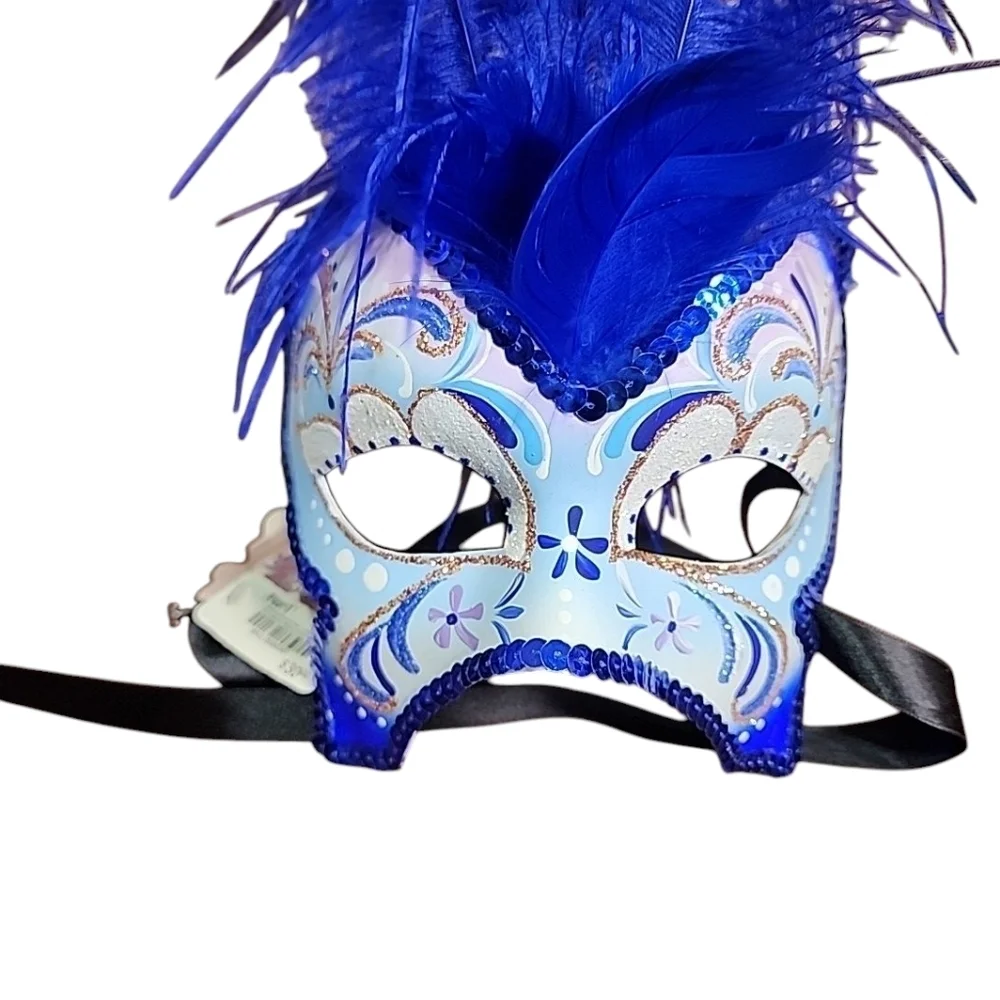 Pier 1 Italian Womens Masquerade Mask... signed 2013